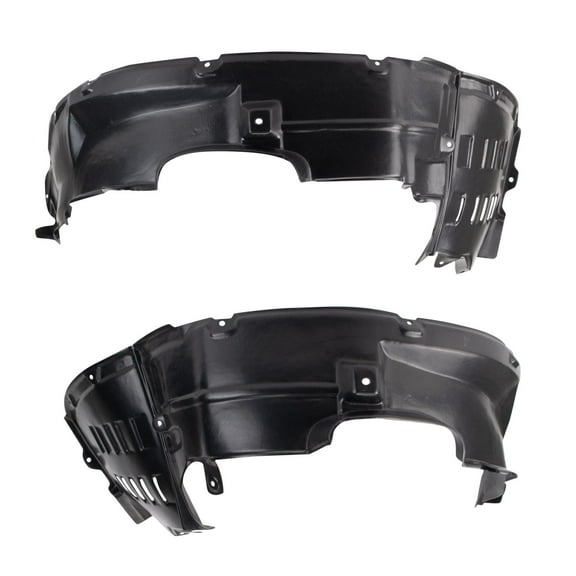 TRQ Inner Fender Liner Set Fits Select 2004-2005 Mitsubishi Endeavor MI1250108 MI1251108
