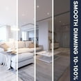 thumbnail image 4 of Luxrite 5 Inch LED Flush Mount Ceiling Light, 10W 600LM, 5CCT 2700K-5000K, Dimmable, ETL - Brushed Nickel 4-Pack, 4 of 7