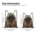 thumbnail image 5 of Yiaed Skull Butterfly Sunflower Print Drawstring Bags Drawstring Backpack Bulk String Back Pack Gym Sport Bag-Small, 5 of 5