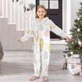thumbnail image 6 of Vzayyk 4T-14Y Size Aviliable Cozy One-Piece Footless Sleeper Pajama Sun Stars and Moon, 6 of 8