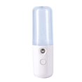 thumbnail image 2 of Rociador de niebla hidratante facial, 50 ml, portátil, con carga USB, mini rociador facial nano portátil, perfecto para el cuidado de la piel (blanco), 2 of 5
