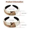 Elk Deer 2 Pcs Soft Wide Headbands, Printed Accessories for Women and