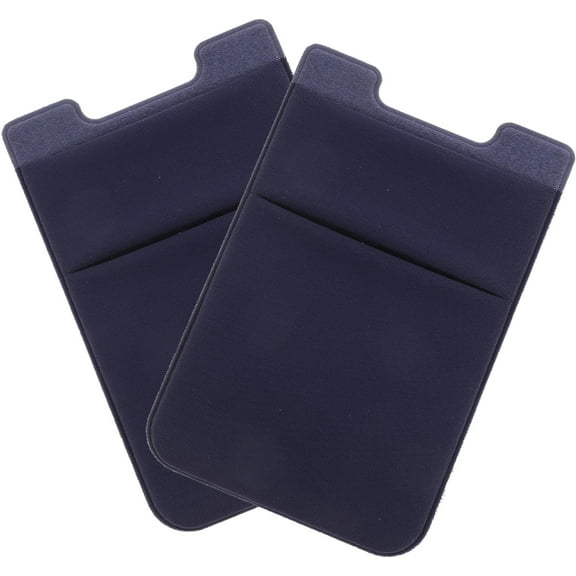 2pcs Phone Purse Phone case Wallet Sticker Stick on Cell Phone Wallet Card Cover Telephone Pocket