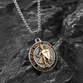 thumbnail image 4 of Collar HZMAN con Colgante de Acero Inoxidable Caballeros Templarios, 4 of 7
