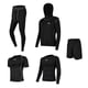 thumbnail image 3 of Chándal de Compresión BLESIY para hombre XL negro, 3 of 8