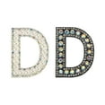 thumbnail image 1 of Parche Termoadhesivo Decorativo Letra D Negro Blanco Paquete de 2, 1 of 6
