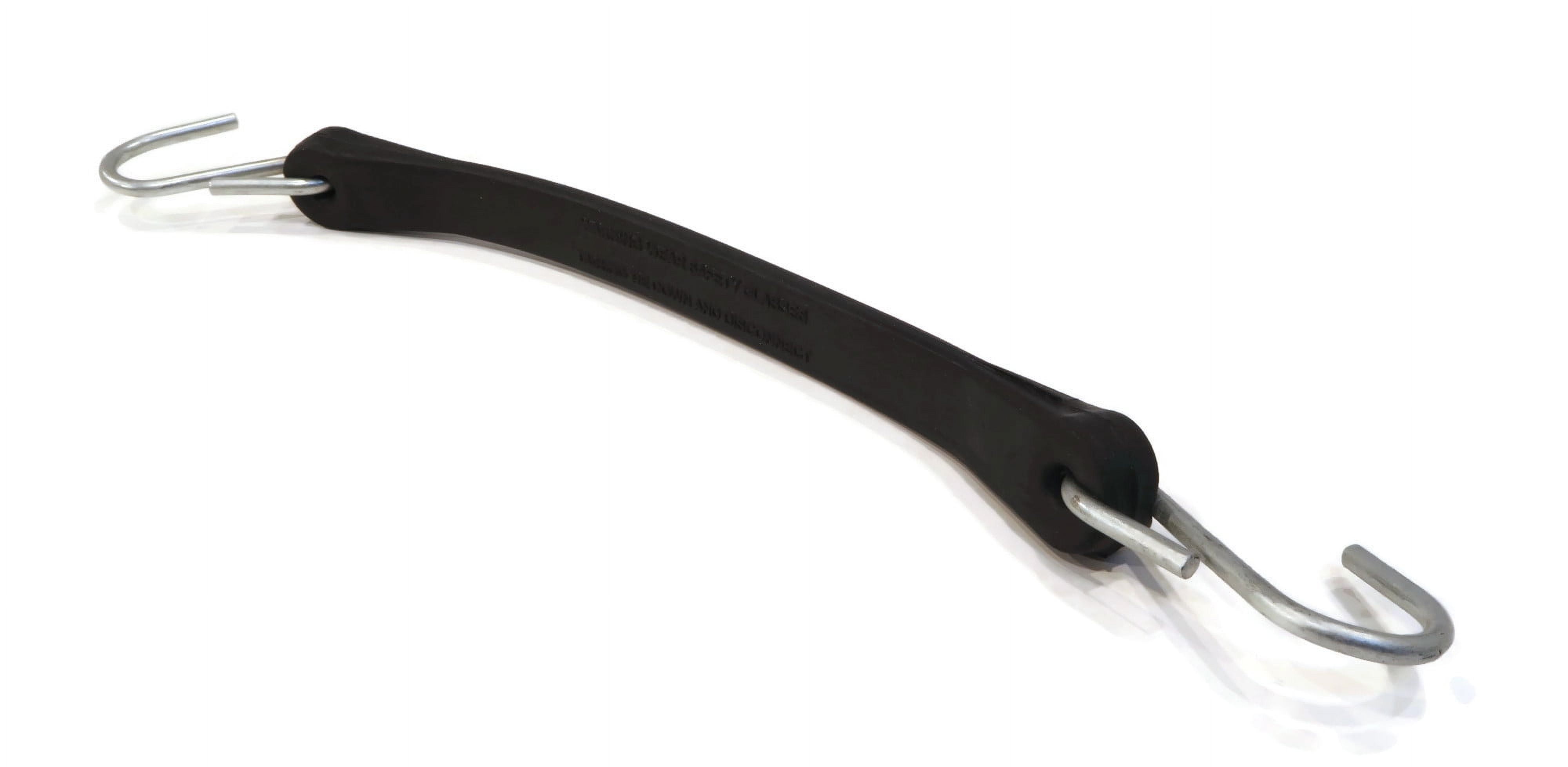 RAParts (15) 9" Heavy Duty Natural Black Rubber Tarp Straps (Bungee Cords) w/ Hooks