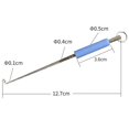 thumbnail image 3 of Stainless Steel Safety Fish Hook Remover Fishing Extractor Fishing Hook Detacher Rapid Decoupling Device for Fishing Tools Blue With Box, 3 of 6