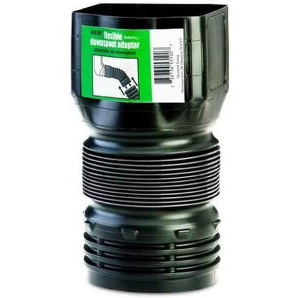FlexDrain ADP53102 Downspout Adaptor, Landscaping Drain Pipe Adapter 3