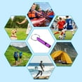 thumbnail image 5 of Uxcell Safety Whistle, Aluminum Outdoor Survival Whistle for Hiking, Purple 12 Pack, 5 of 5