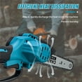 thumbnail image 6 of MUSTOOL 8-Inch Electric Chainsaw, LCD Display Battery& LED Lights? 88V Brushless Motor Powered Chainsaw Cordless Pruning Shears for Tree Branch Wood Cutting Fruit Tree Pruning and Logging, 6 of 9