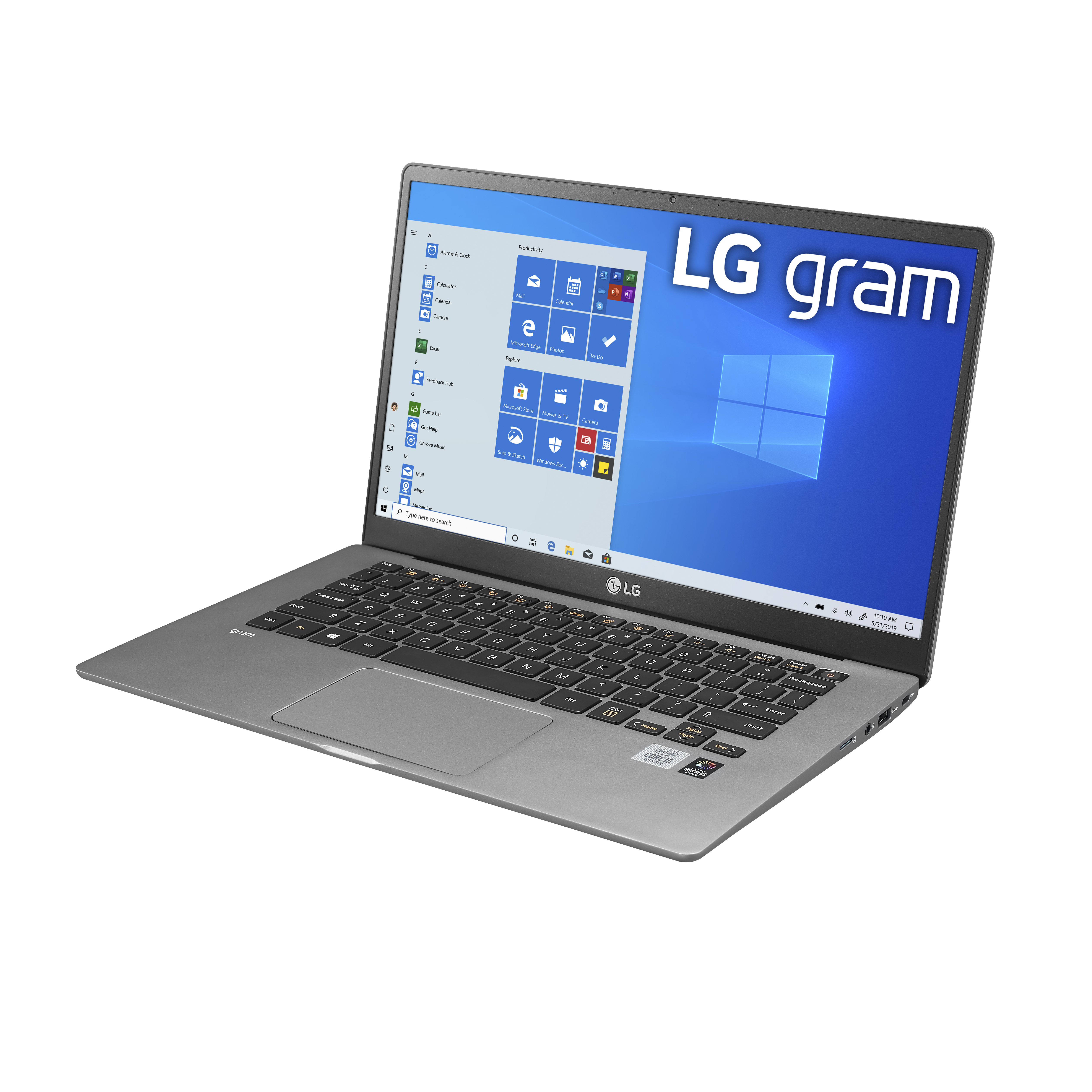 LG gram 14 inch Ultra-Lightweight Laptop with 10th Gen Intel Core Processor w/Intel Iris Plus - 14Z90N-U.AAS7U1 - image 5 of 13