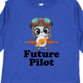 thumbnail image 4 of Inktastic Boys Future Pilot Panda Boys Long Sleeve Toddler T-Shirt, 4 of 5