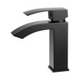 thumbnail image 5 of Noya Single Low-Handle Hole Lever Vessel Matte Black Bathroom Sink Faucet, 5 of 6