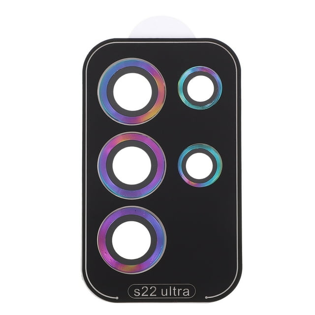 Shisuyan 1 Set Lens Protector Galaxy S22 Ultra 5G Rear Camera Lens Protector Multi Colored Aluminum Alloy Daily Use