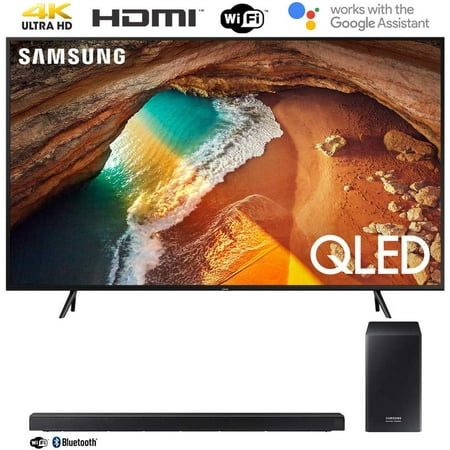 Samsung QN75Q60RA 4K UHD Smart TV & HW-Q60R 5.1 Ch Soundbar Bundle
