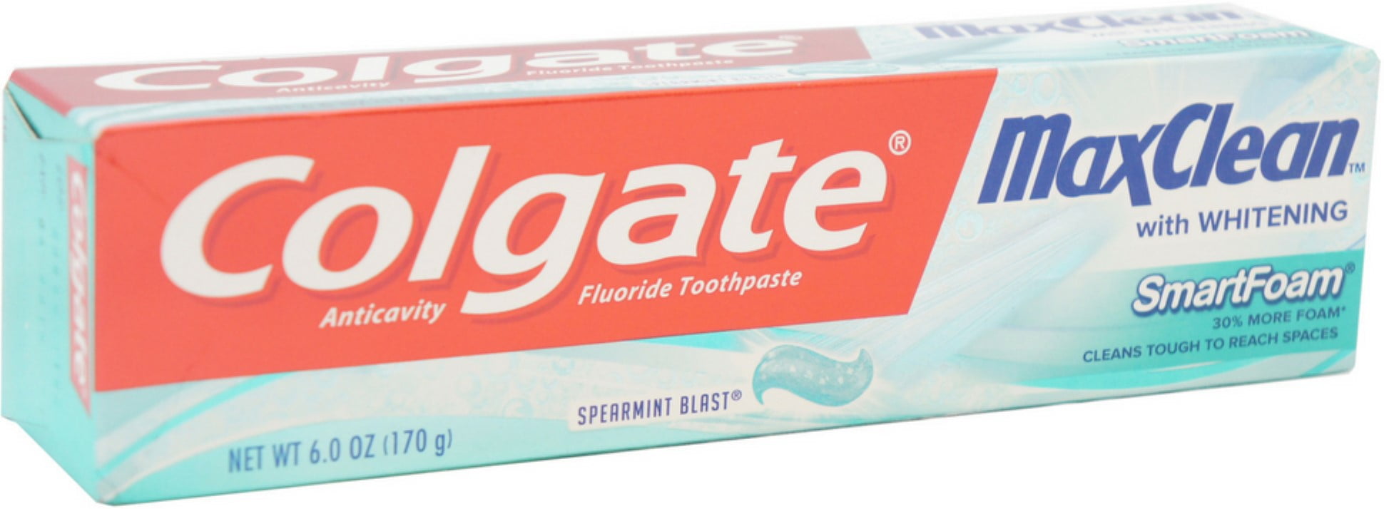 colgate maxclean smartfoam spearmint blast