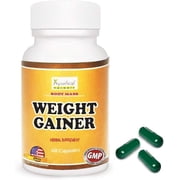Ayurleaf Weight Gainer - Weight Gain Formula Men or Women. Gain Weight Pills (60) Tablets. Appetite Enhancer. Fast Weight Gainer. Skinny People Gain Curves or Body Mass. (1) Bottle