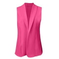 thumbnail image 5 of Lroveb Sleeveless Blazers for Women Business Casual 2025 Summer Vest Lightweight Lined Fashion Work Tops Suit Jacket, 5 of 6