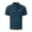 Blue, variant on Zimjoy Men's Ice Silk Breeze Polo Shirt Short Sleeve Collared Textured Top Stretch Quick Dry Beer Belly Friendly Golf Shirts for Summer Business Casual Dark Gray M