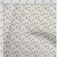 thumbnail image 3 of Soimoi Llama Alpaca Print, Velvet Fabric, Decor Sewing Fabric by The Yard 54 Inch Wide,Decorative Fabric for Upholstery and Home Accents, Peach & Green, 3 of 5