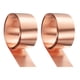 thumbnail image 1 of Uxcell 2 piezas de rollo de lámina de cobre de 0.1 mm de grosor, tira de cobre (1.2" de ancho x 3.28 pies), 1 of 6
