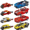 thumbnail image 4 of Sports Car Building Block Suit, DIY Building Block Toy Car, Suitable For Boys And Girls Over 6 Years Old-XICEN, 4 of 4