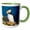 Green/White, variant on 3drose, Atlantic Puffin, Latrabjerg Peninsula, Iceland - Eu14 Rbe0121 - Ralph H. Bendjebar, 11oz Magic Transforming Mug