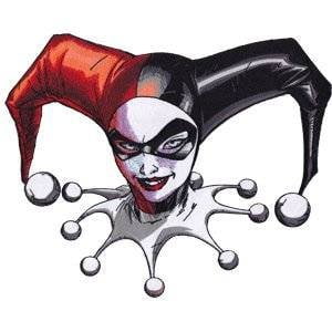 Harley Quinn Headshot - DC Comics Artwork Embroidered Iron On Patches ...