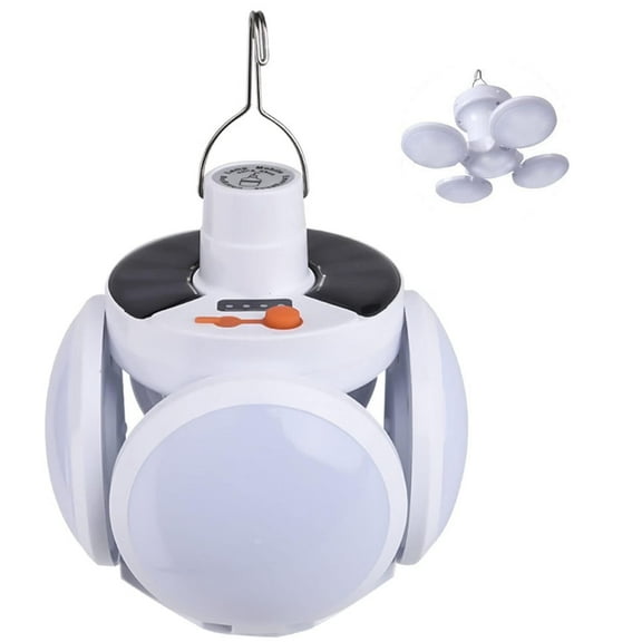 Solar Multi-Functional Emergency LED Light Bulb with USB Charging,Foldable Light Bulb ，Outdoor led Bulbs Ideal for Power Outage,Tent Camping,Fishing