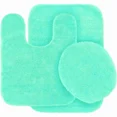 thumbnail image 3 of GHL Chenille 3 Piece Bath Rug Set with Contour Mat & Toilet Lid Cover, Rubber Backing, 3 of 5