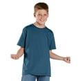 thumbnail image 2 of Aquaguard Boys 3-Pack T-Shirt Crew Neck Short Sleeve 100% Cotton Tee, Size: 4-14 - Medium - Indigo, 2 of 6