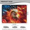 thumbnail image 7 of HUISEFOR American Flag Eagle Car Trunk Mat 29" x 39" Scratchproof Cargo Mat Rear Trunk Liner Non-Slip Cars Accessories Universal Fit for Most Cars SUV, 7 of 7
