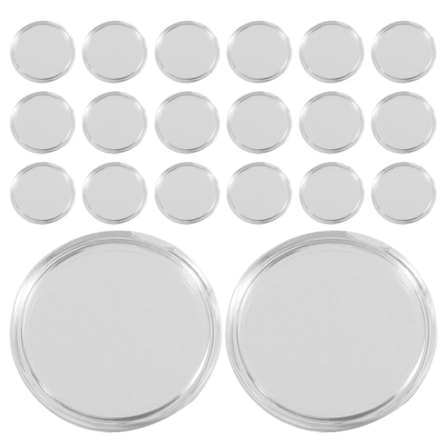 BESTYASH 80Ud Contenedores Transparentes Para Almacenaje De Monedas Con Cierre Hermético Y Elegante