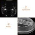 thumbnail image 3 of LOLIPPYY 50-Pack 380ml Clear Plastic Coffee Cups with Sip Lids - Disposable Smoothie and Drink Cups for Coffee Shops and Restaurants, 3 of 7