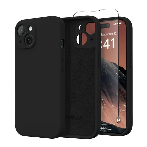 Funda de teléfono SuydanBox de silicona magnética para iPhone 13 6.1