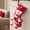 red, white, variant on Large Christmas Stocking, Santa Snowman Xmas Stocking with Decorative Figure, Fireplace Hanging Stocking for Christmas Decor, Family Holiday Gift Bag