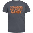thumbnail image 1 of T-Shirt pour Adulte Gris Anthracite « Halloween Strangers Have The Best Candy », 1 of 1