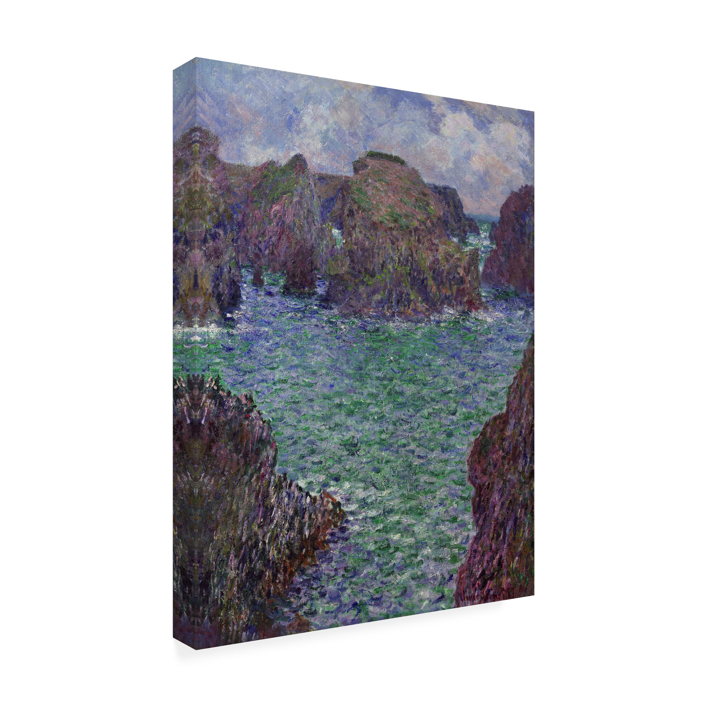Monet 'Portgoulphar' Canvas Art