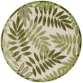 thumbnail image 2 of Nourison Aloha Indoor/Outdoor Ivory Green 5'3" x Round Area Rug (5 Round), 2 of 9