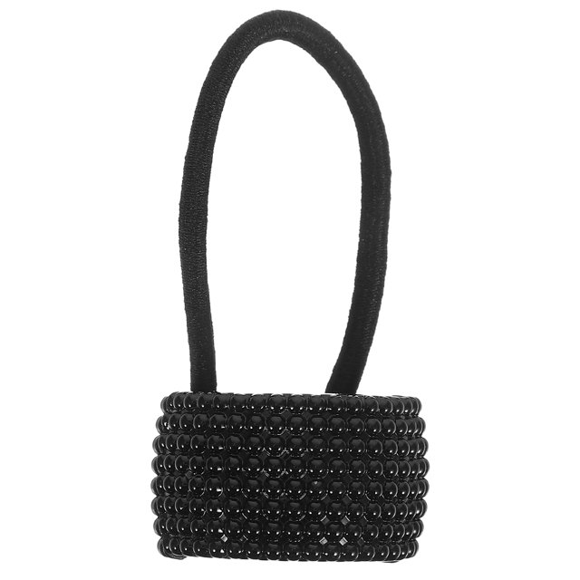 Brazalete para coleta estilo punk para mujer (negro)