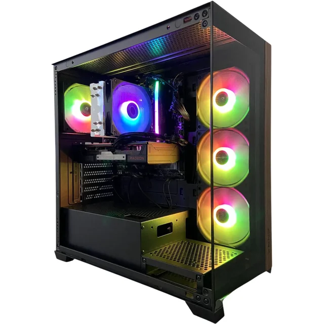 AZZA Carmel Core PC de Jeu, Intel Core i5-12400F, AMD Radeon RX 9060 XT, 16 Go DDR5 6000, 1 To M.2 SSD, Windows 11 Famille