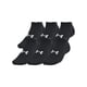 thumbnail image 1 of Pack de 6 calcetines Under Armour Essential Low, unisex, talla XL, color negro, 1 of 4