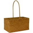 thumbnail image 4 of WORGEOUS Portable Wicker Storage Basket Woven Wedding Pedal Basket Wedding Gift Basket, 4 of 8
