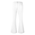 thumbnail image 4 of LWavelet 70s Disco Pants for Men,Mens Bell Bottom Jeans Pants,60s 120s Bell Bottoms Vintage Denim Pants Jeans for Men White XL, 4 of 5