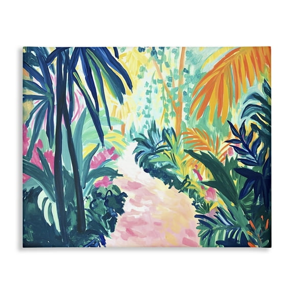 Stupell Industries Garden Of Bright Color Botanical & Floral Painting Gallery Wrapped Canvas Art Print Wall Art, 20 x 16