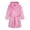 Watermelon Powder, variant on LYMAYTER Hooded Bathrobes for 2-12Y Toddler Girls Loose Solid Robe Soft Warm Kimono Robe With Belt Flannel Bathrobe