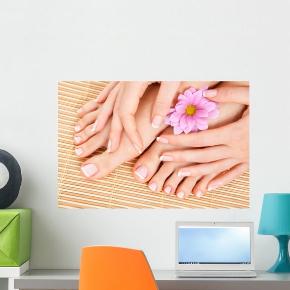 Care for Beautiful Woman Wall Mural by Wallmonkeys Peel and Stick Graphic (24 in W x 16 in H) WM221791