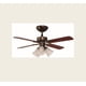 thumbnail image 2 of Ventilador Decorativo Iluminación Luz Vic Oporto Laiting Oporto5-Caoba Innovador, 2 of 2