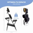 thumbnail image 3 of Silla Cama Profesional para Masaje Shiatsu Color Negro, 3 of 7